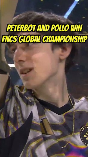 Peterbot wins the FNCS Global Championship🏆