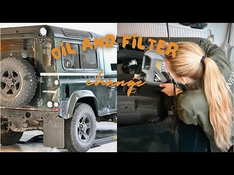 Simple Oil and Filter Change *Land Rover Defender*