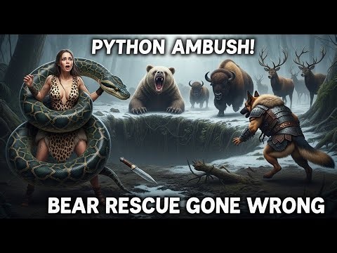 Rex SUMMONS The Wild to Save Lyra from Python's Coils! | Primitive Pack Alliance