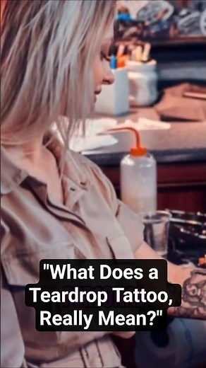 What Does a Teardrop Tattoo Really Mean?