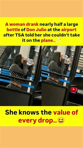 She Drank HALF a Don Julio at Airport You Won't Believe Why😂🛫🥂