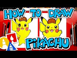 How To Draw Pokemon Detective Pikachu - Videos For Kids