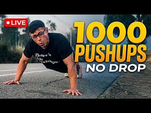 1000 PUSHUPS LIVE 🔴 | Endurance Pushup Training Session