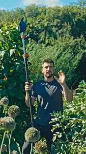 Do you have a branch in your garden that you can’t quite reach? A tree that is in desperate need to be cleared and pruned? When it’s safe to trim, the GARDENA StarCut Pro L is your go-to tool. With its telescopic handle and clean, plant-friendly cuts, it makes tree pruning easier - even in dense growth. #TreeCare #GardenTips #SpringGardening | GARDENA | Facebook