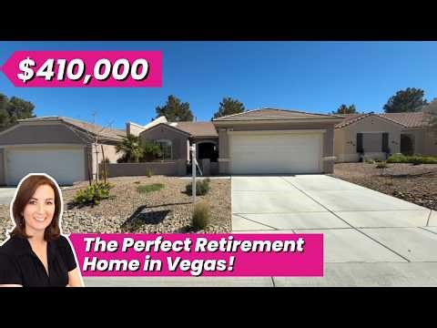 Las Vegas 55+ Townhome For Sale | 2 BD | 2 BA | 2-Car Garage | Single Story