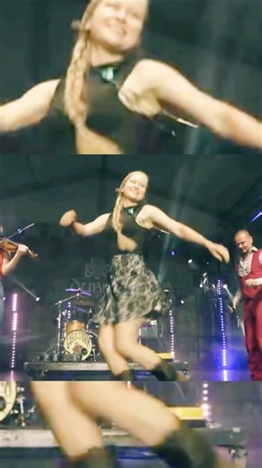 341K views · 13K reactions | When you meet Natalya Kay for the first time… on stage! ✨ I jumped in for a surprise dance cameo with Gaelic Storm — Proud to share a little piece of my Appalachian roots ✨ Y’all are used to Irish step, but here’s some good ol’ hillbilly dancing instead  Have y’all ever seen Appalachian dance with Irish music?  #buckdance #clogging #flatfoot #appalachian #folkdance #irish #celticmusic #fiddle | Hillary Klug | Facebook