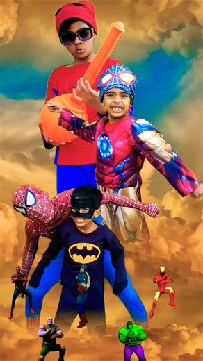 Angry Spider-Man | Ironman Fighting With Batman #spiderman #marvel #spiderverse