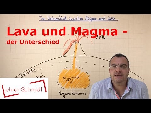 Magma or lava - the difference | Lehrerschmidt | Geography | Lehrerschmidt
