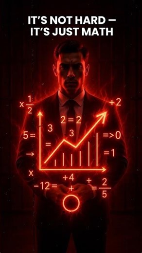 It's Just Math- Not Hard #darkpsychology #motivation #shorts #trending