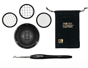 Twist It Up V5 Modular Dome Comb - 3-in-1 Hair Twisting Tool for Black Men's Curls and Hair Sponging - Alternative to Tennis Racket Combs