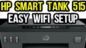 Hp Smart Tank 515 Wireless Setup and Network Settings Tutorial