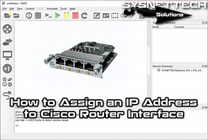 How to Assign an IP Address to a Router on GNS3 | Simple!