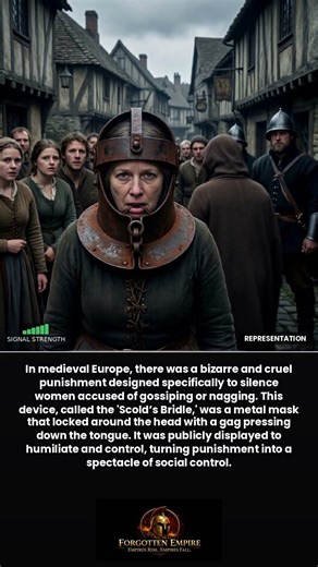 The Medieval Practice of 'Scold’s Bridle' to Punish Talkative Women