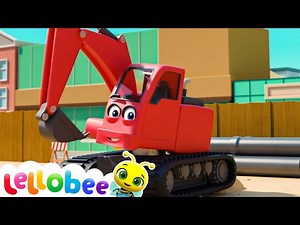 Building Site - Construction Vehicles for Kids | BRAND NEW! | Nursery Rhymes | Little Baby Bum - Videos For Kids