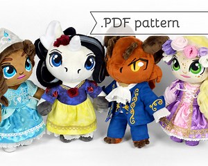 Prince & Princess Expansion Sewing Pattern .pdf Tutorial Dress Fairy Tale - Etsy