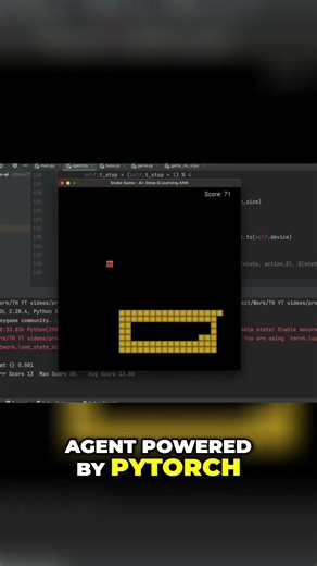 AI Snake Game - Train Your Snake with Deep Q-Learning!