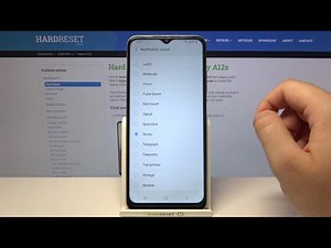 How to Change Notification Sounds in SAMSUNG Galaxy A12s Customize Notification Sounds