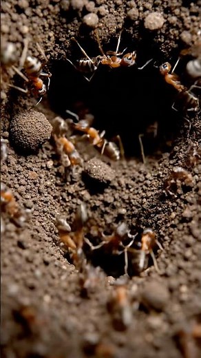 Time-lapse of Ants Building Underground Colony 🐜 | Amazing Wildlife #shortstory