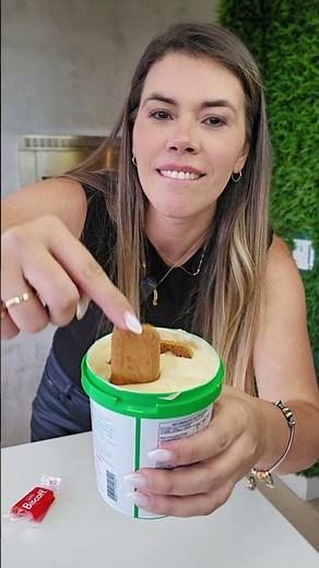 Viral recipe "yogurt with Biscoff"