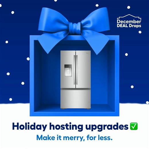Currently pretending my appliances can handle holiday hosting. (They can't.) Gift yourself an upgrade with up to 40% OFF select major appliances during Lowe's December Deal Drops. Plus, Rewards members get more for FRE️E! 🆓 Delivery 🆓 Haul-away 🆓 Basic installation 🆓 Basic installation parts ➕2-year Lowe’s Protection Plan when you spend $1,999 or more on Amana, Maytag, Whirlpool and KitchenAid major appliances. | Lowe's Home Improvement