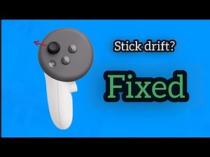 How to fix quest 2 and 3 stick drift.