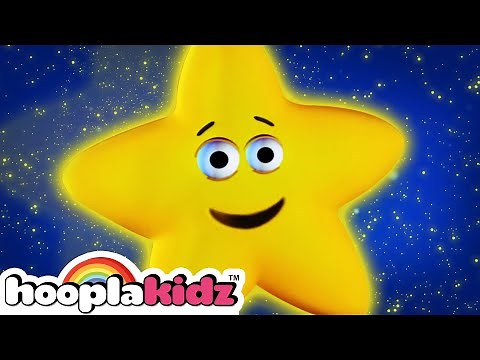Twinkle Twinkle Little Star Lullaby | HooplaKidz Nursery Rhymes & Kids Songs