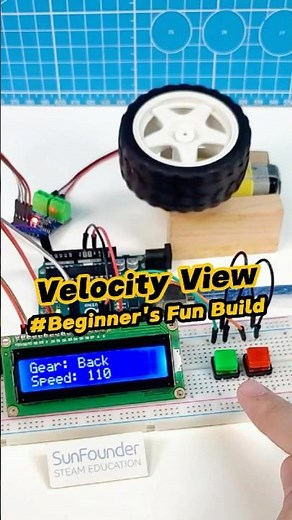 DIY Arduino Speed Controller with Virtual Gears! ⚙️📟 #arduino #arduinoproject