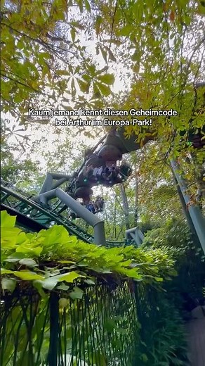 Hardly anyone knows this secret code for Arthur at Europa-Park #amusementpark #rollercoaster #secret