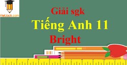 Tiếng Anh 11 Bright | Giải bài tập Tiếng Anh 11 (hay, chi tiết) | Soạn Tiếng Anh Bright 11.