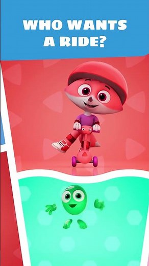 Who Wants a Scooter Ride? 🛴 Scooter Song for Kids | Beadies #Shorts