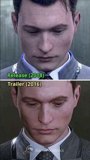 Trailer (2016) VS Actual Release (2018) - Detroit Become Human