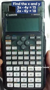 Calculator Technique for Systems of Linear Equations #math #mathematics #tutorial #Caltech | STEM students PH | Facebook