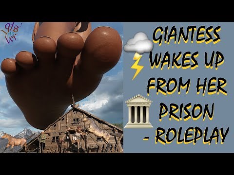 ASMR **V** Giantess wakes up from her prison - Roleplay [REQUESTED]
