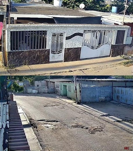 CCTV filmed M7.5 earthquake hits a street in Maracaibo, Zulia, Venezuela