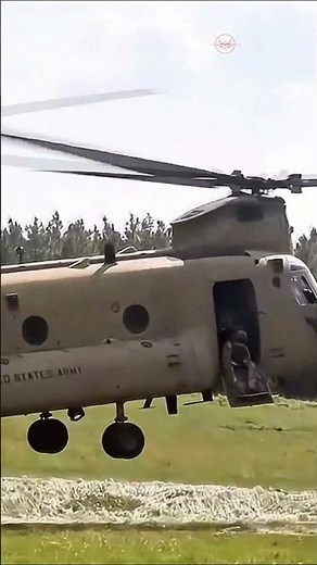 Amazing Action of US Army Chinook Helicopter