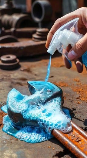 Restoring an antiquesteel wrench: A chemical magic trick to remove rust!