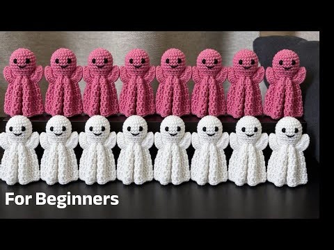 This Viral Crochet Ghost Is So Cute | Easy Halloween Crochet Tutorial for Beginners