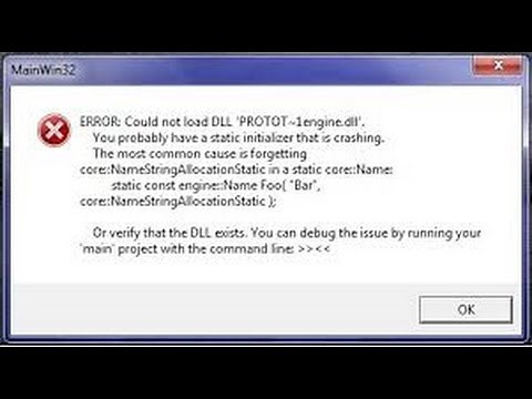 حل مشكلة لعبة Prototype 2: could not load dll 'prototype2engine.dll'