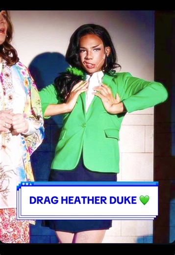 Replying to @Tijuana Spark @xoxo4iden I found som clipsss 😜 show run is over now but I had such a fun time playing a bitch #drag #heathers #musical #heathersthemusical #heatherduke