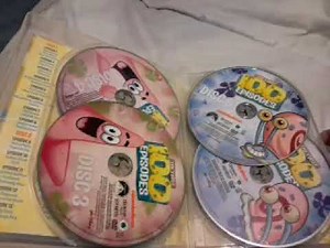 The first 100 episodes of SpongeBob DVD collection REVIEW & DISPLAY!