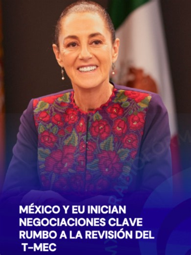 México y EU arrancan primera ronda para redefinir el futuro del T-MEC. 🇲🇽🤝🇺🇸 La apuesta: atraer más inversión, fortalecer empleos y proteger industrias clave para el crecimiento económico del país. 📈 #TikTokmehizover #tiktokinforma #Sheinbaum #México #EU