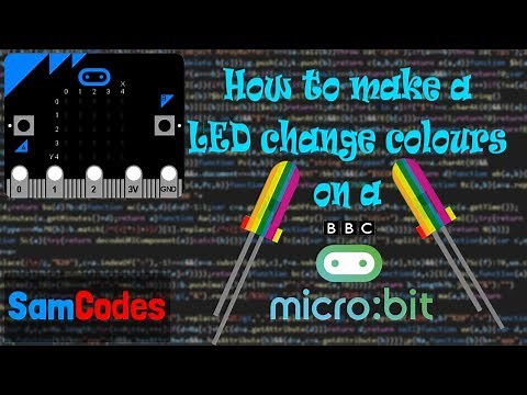How to make a LED change colours on a Micro:bit