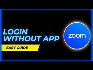 How to Login Zoom Without App