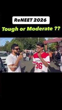 ReNEET 2026 Paper : Tough or Moderate ?? #sachinsirphysics #reneet2026