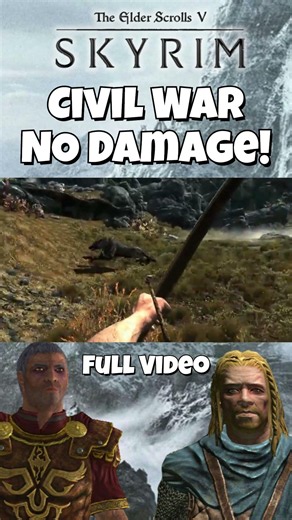 Skyrim Civil War No Damage?