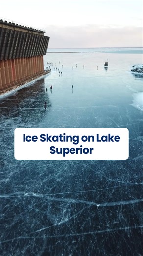 Just another magical moment in Michigan’s Upper Peninsula 🙌🏽 @uptravel Skating on Lake Superior is incredibly rare. Most winters, the lake doesn’t freeze enough to skate safely. Only during very cold, prolonged winters do sheltered bays and near-shore areas become skateable. Skate safely: always check local conditions and follow ice safety practices. ⛸️❄️ 🎥 video credit @superiorimages906 ——————————————————————— Follow @michigantourism @uptravel for more of the best from around the Michigan &