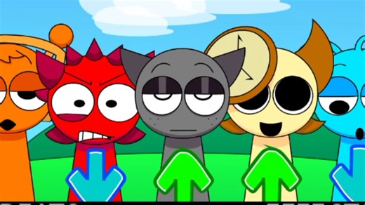 早就说过sprunki pyramix和fnf很像