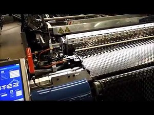 ITEMA PANTER UNIRAP: weaving of Carbon spread on loom. #Itema #termopartners #termo #rapierloom