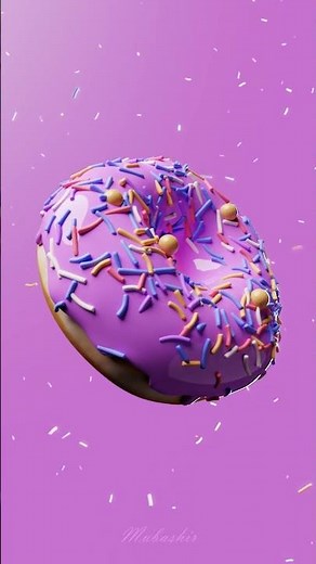 This is why everyone starts Blender with a donut 🍩😋 #3danimation