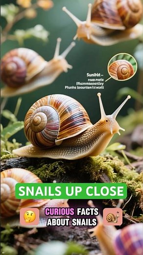 Curious Facts About Snails #SnailFacts #AnimalFacts #NatureFacts #FunFacts #Wildlife #ScienceFacts